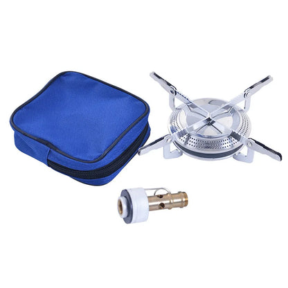 Windproof Camping Gas Stove Portable Foldable Backpack Electronic Stove Head Outdoor Cooking Picnic HikingMountaineering Camping