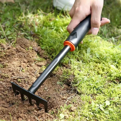 Gardening Shovel, Gardening Vegetable Planting Tools, Rake, Hoe, Trowel, Small Tool Set of 4, Gardening Gifts for Women and Men