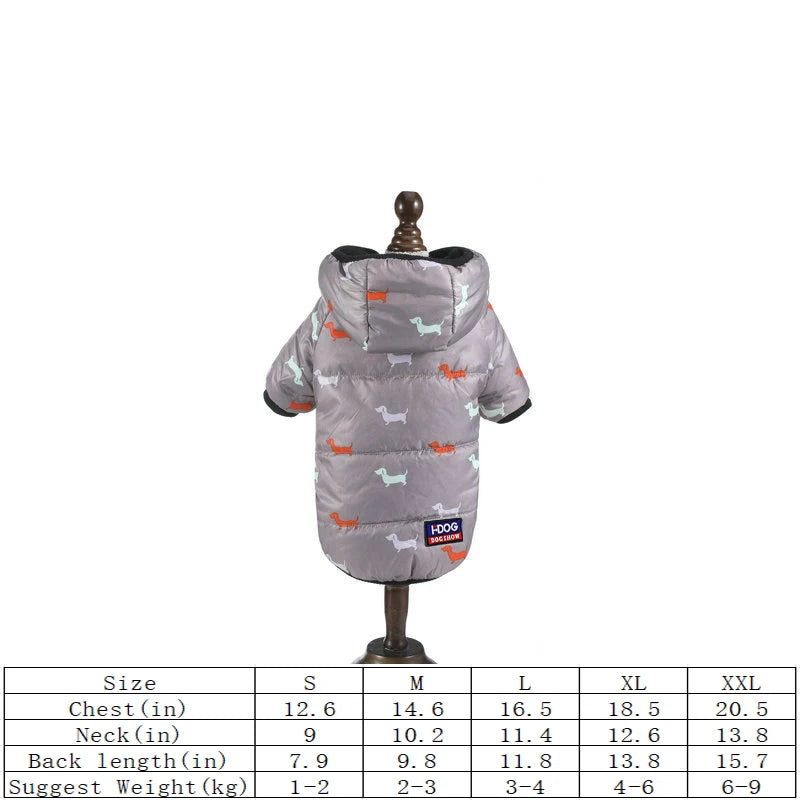 Hot selling pet clothing hooded cotton coat cat and dog clothes thickened warm pet clothes in autumn and winter
