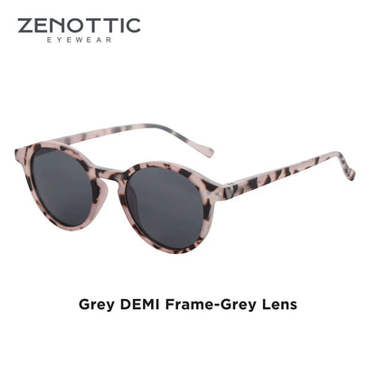 ZENOTTIC Retro Polarized Sunglasses 2026 2025 Men Women Vintage Small Round Frame Sun Glasses Polarized Lens UV400 Goggles Shade