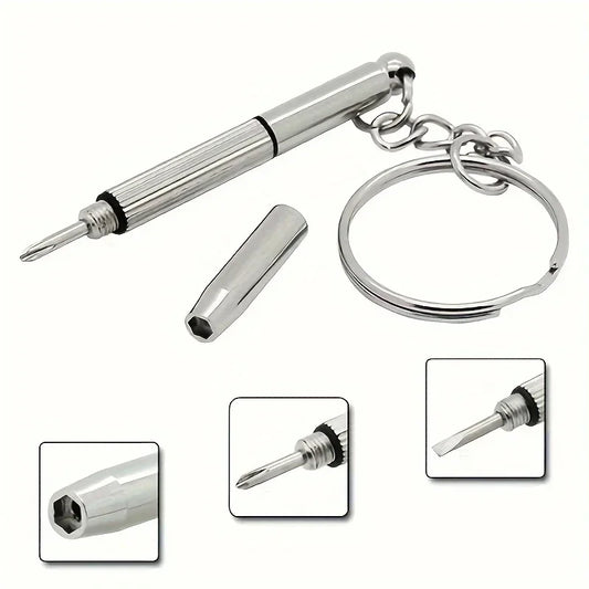 1/2/10pcs Mini Hand Glasses Screwdrivers 3-in-1 Spectacle Repair Kits Multifunction Sunglass Watch Glasses Screwdriver Set with