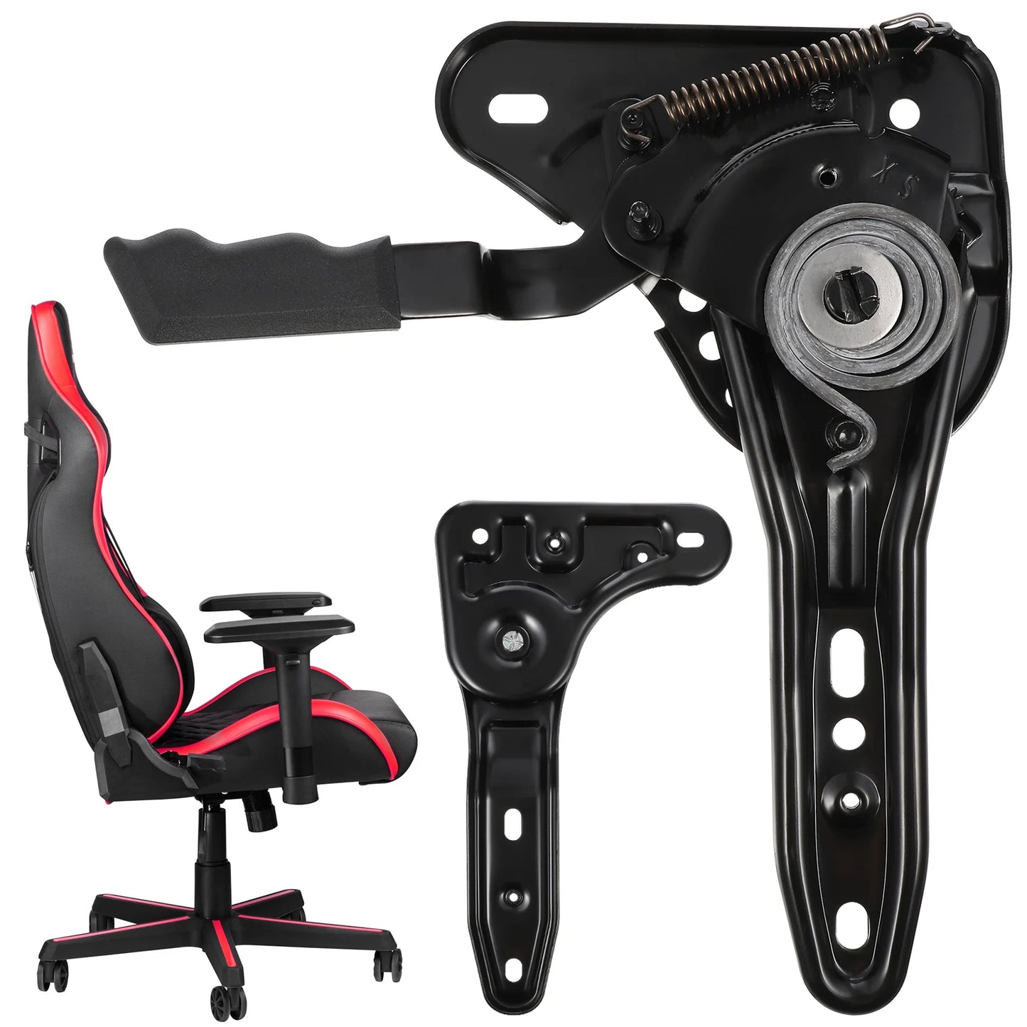 White Carseat Chair White Carseat Gaming Chair Tuner White Carseat Tool Chair Accessory Backrest Tilt adjustment mechanism