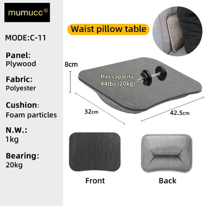 MUMUCC Study Table Bed Desk Student Dormitory Bedroom Laptop Desk Pillow Small Table Applicable To Students Etc