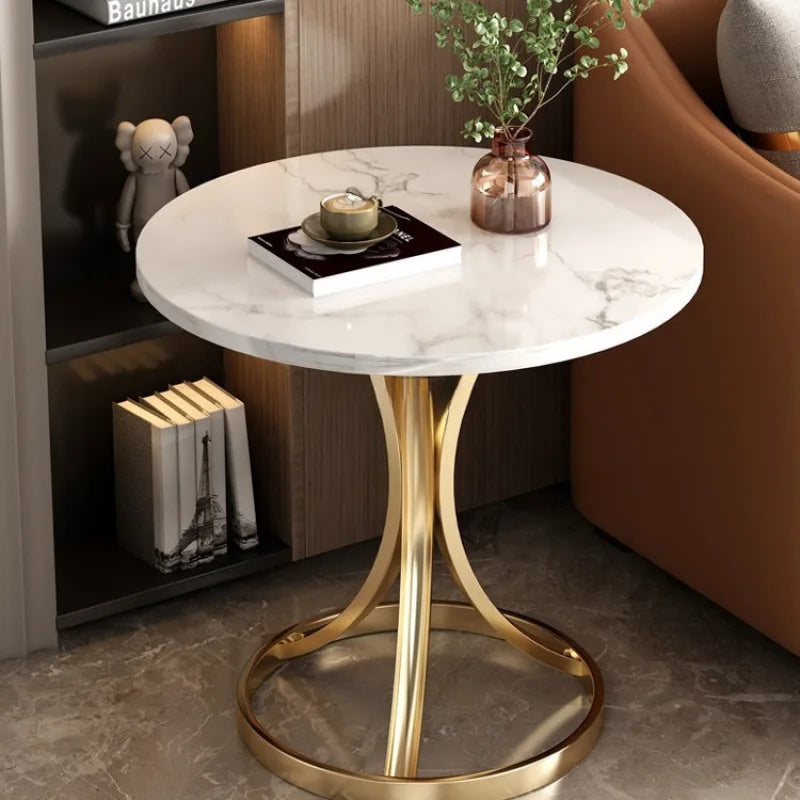 Creative living room side table, coffee table, small round coffee table, modern decorative bedside table, bedroom coffee