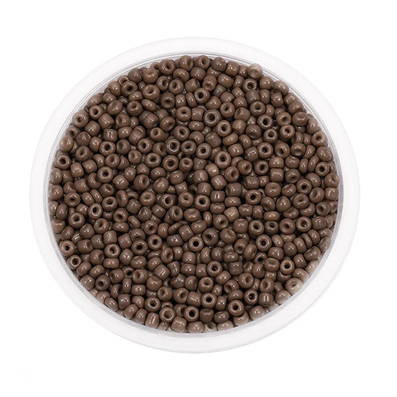 1000/500pcs 3/4mm Glass Seed Beads DIY Accessories Jewellery Making Materials Supplies Pony Bead For Craft Bracelets Jewelry