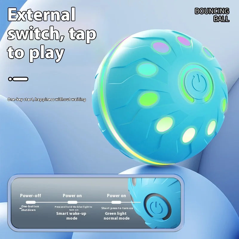 Pet Play Toy Ball, Electric Dog Ball, USB Rechargeable Dog Interactive Toy, Good Companion for Dogs