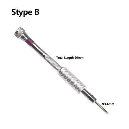 Small 0.8-1.6mm Steel Screwdriver For Watch Glasses Repairing Portable Hand Tools Band Removal With Mini Link Pins Watchmaker