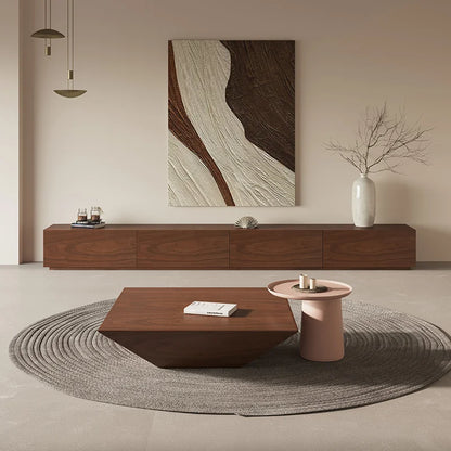 Modern coffee table large furniture, well-designed storage