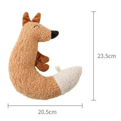 Cute Animal Plush Cat Cartoon Toys Indestructiblepet Supplies Safe Cat Tough Toys Contains Catnip Crinkle Paper With Squeaker