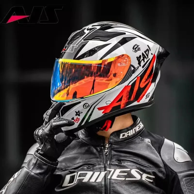Motorcycle Helmet Full Face Double Lens Racing Off-road Helmet Cascos Para Motos Capacetes De Moto DOT Certification Casco Moto
