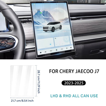 For chery Jaecoo J7/Chery Jaecoo 7 Phev 2023 2024 2025 2026 13.2inch 14.8inch Car GPS Navigation Dashboard Tempered Glass Screen