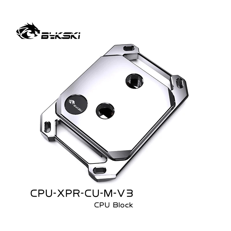 Bykski CPU Block Use for INTEL LGA115X 1200 1700 2011/AMD Ryzen 3/5/7 X470 X570 Water Cooler Radiator CPU-XPR-CU-I/M-V3