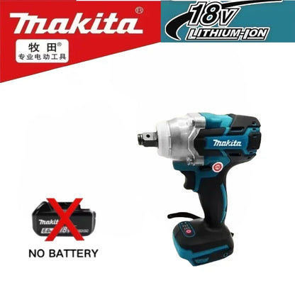 Makita  Rechargeable Tool  DTW600  High Torque Brushless Electric Wrench Impact Wrench Cordless Auto Repair Power Tools