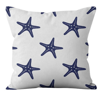 Modern Fashion Nordic Sofa Simple Cushion Cover Living Room Decoration Pillow Cover Navy Blue Geometric Pillow Cover
