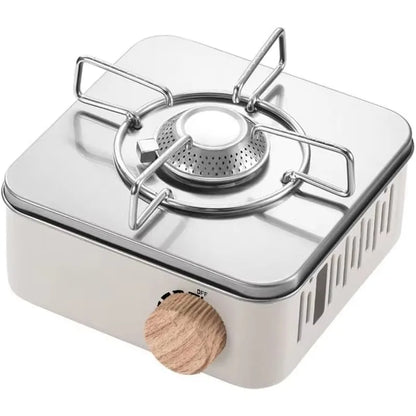 2800W Camping Mini Gas Stove Portable Cassette Furnace Butane Stove with Carrying Bag Outdoor Gas Burner for Picnic Camp Cooking