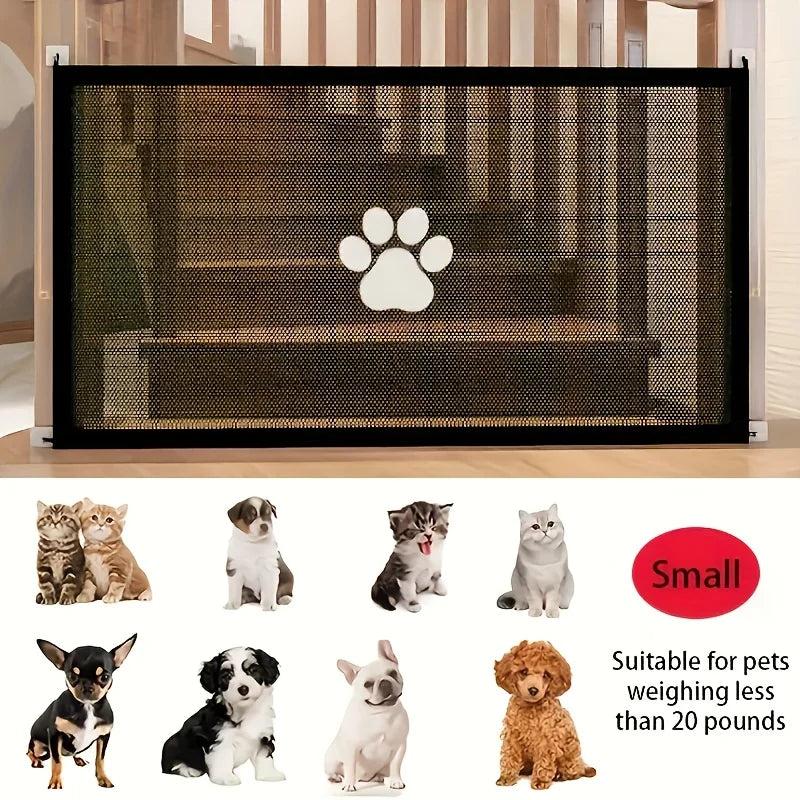 Pet Barrier Fences Portable Folding Breathable Mesh Cat and Dog Safety Fences Pet Supplies to Ensure Pet Safety