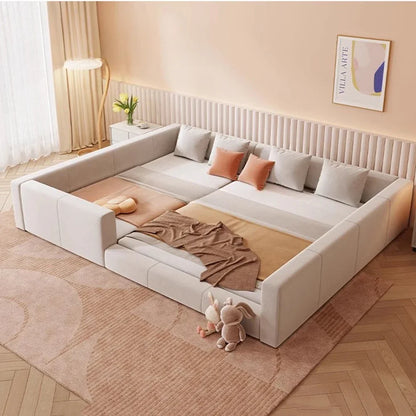 Bedroom Unique European Beds Luxury Teenage Girls Headboard Two Persons Bed Sleeping Floor Lounge Lozko Do Sypialni Furniture
