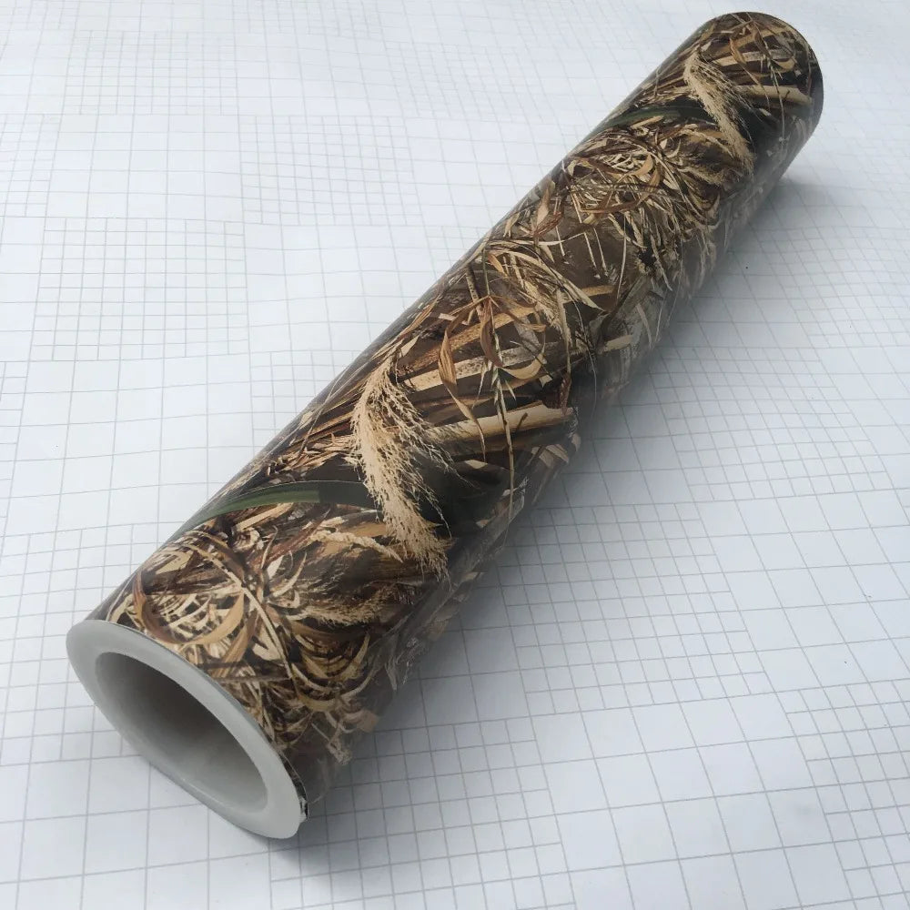 Shadow Grass Realtree Camouflage Vinyl Film Wrap With Air Bubble Free Car Styling Adhesive Sticker Car Motorbike Decal Wrapping