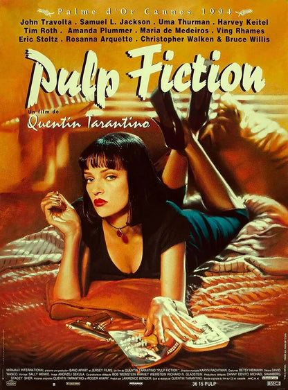 Modern Painting Posters and Prints Movies Pulp Fiction Canvas Painting Wall Art Pictures for Home Living Room Decor Cuadros