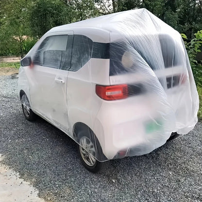1 Transparent Car Cover - Waterproof, Dustproof, Rainproof for All Vehicles