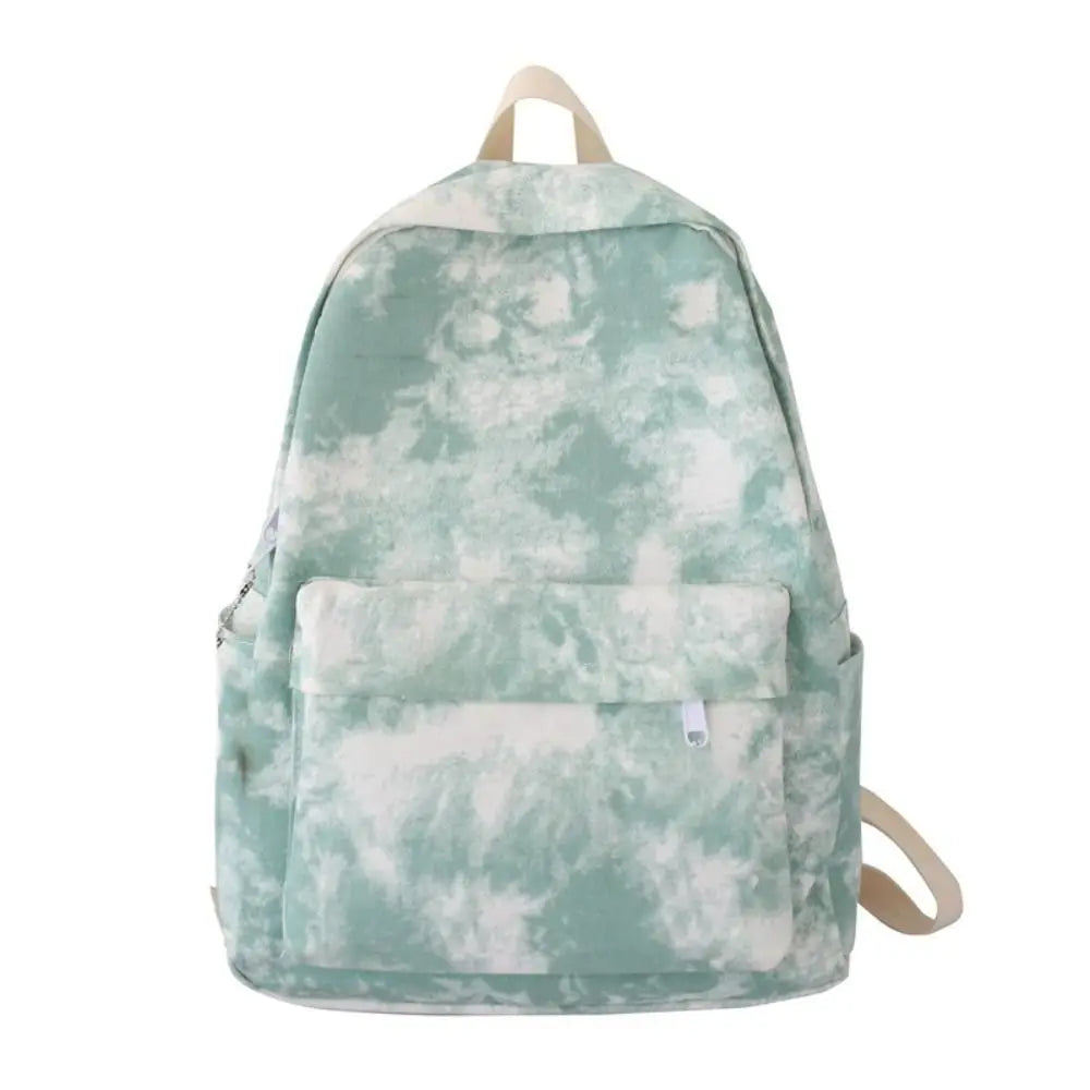 Nylon Versatile Backpack Black Grey White Red Waterproof Travel Bag Large Capacity Washable Computer Bag Unisex School Bag