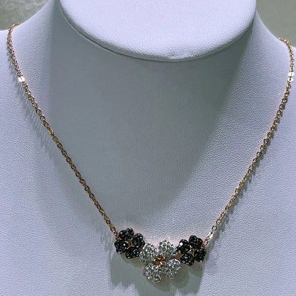 2026 New Trend Fine Jewelry Set Original Charm Luxury Lucky Grass Crystal Fashion Necklace Ring Earrings Romantic Gift for Women