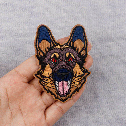 Cute Pet Dogs Patches On Clothes Animals Embroidered Patches Cartoon Cat Badges Iron On Patch DIY Clothing Accessories