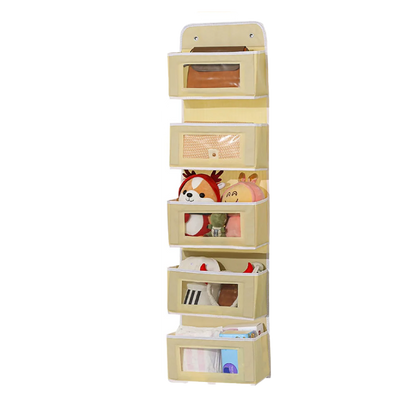 Over-The-Door Hanging Organizer - Extra Large Multi-Layer Storage Bag for Toys Dorm Room Essentials & Closet Organization System