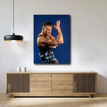 Van Damme Poster Canvas Painting Wall Art for Picture Coffee House Bar Living Room Bedroom Restaurant Home Wall Decor