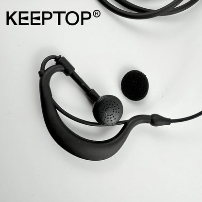 Earpiece Headset Mic For Motorola Radio DP2400 DP2600 XiR P6600 P6620 E8600 MTP3150 MTP3550 XPR3500 3300 Walkie Talkie Earphone