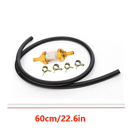 9mm CNC Aluminum Alloy Glass Gas Fuel Oil Filter Moto for Dirt Pit Bike 125/140/150/160cc CRF70 90 110 TTR100 110 KLX65