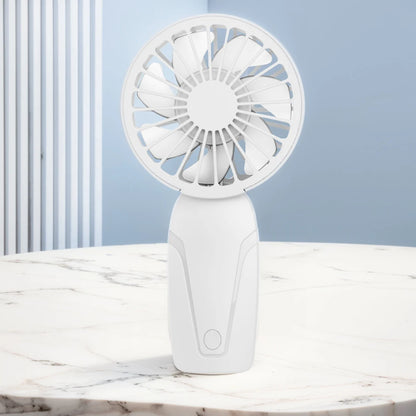 Portable Handheld Fan USB Rechargeable Personal Fan 3 Speeds Mini Fan for Home Office Travel and Outdoor Activities