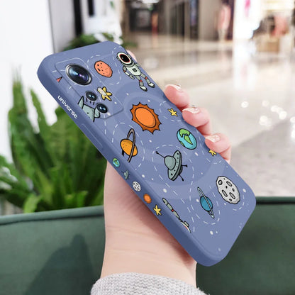 Great Astronaut Phone Case For Xiaomi Mi 15 15T 14 14T 13 13T 12 12X 12T 12S 11 11T 10 10T 9 9T Pro Lite Liquid Silicone Cover