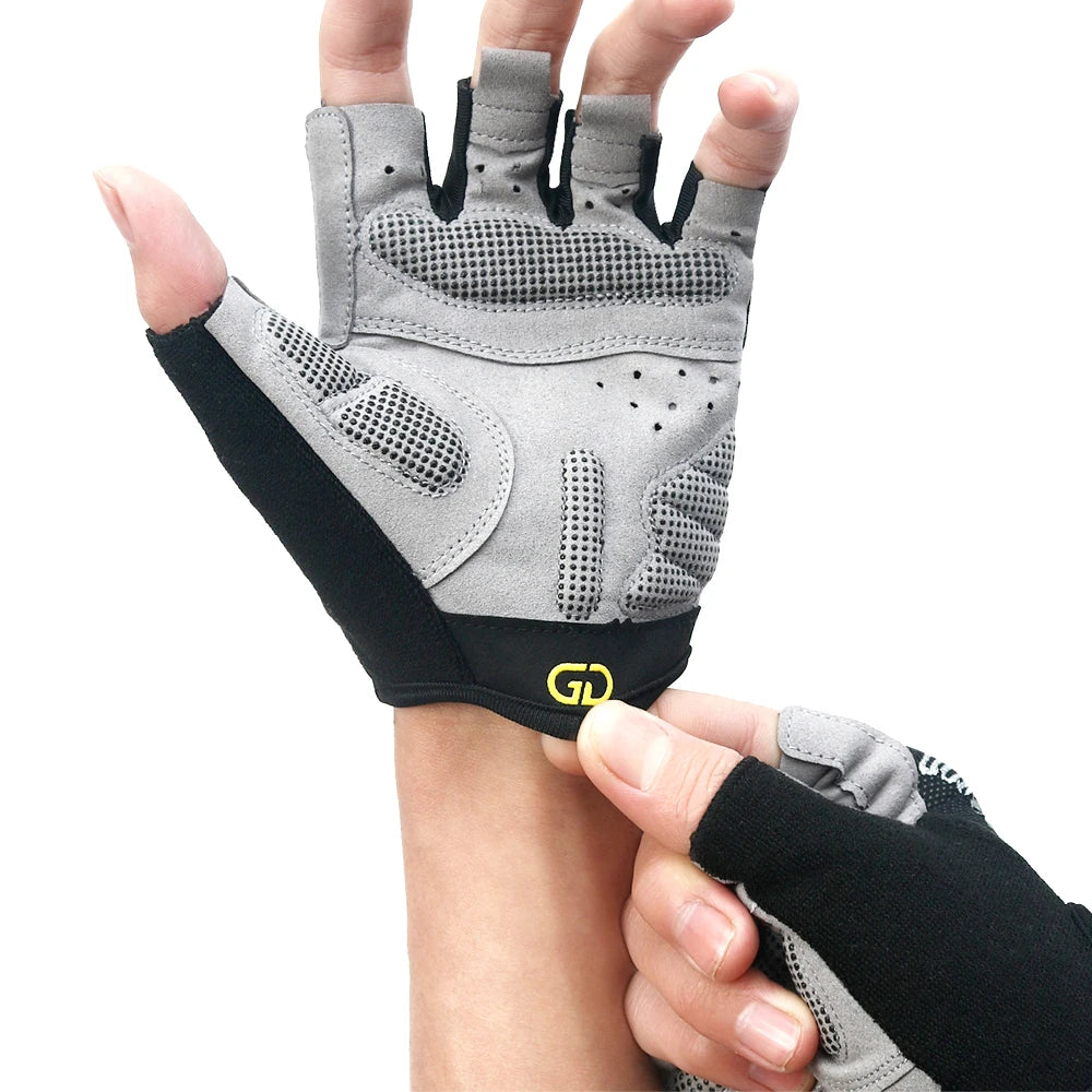 1 Pair Gym Gloves, Workout Gloves, Fingerless Gloves for Weightlifting, Lightweight Breathable Fitness Gloves, Sports Gloves