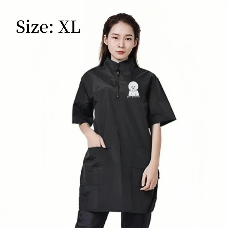 Long Style Pet Dog Grooming Clothing Pet Shop Groomer Uniform Waterproof Anti Hair Working Clothes Hair Salon Hairdresser's Robe