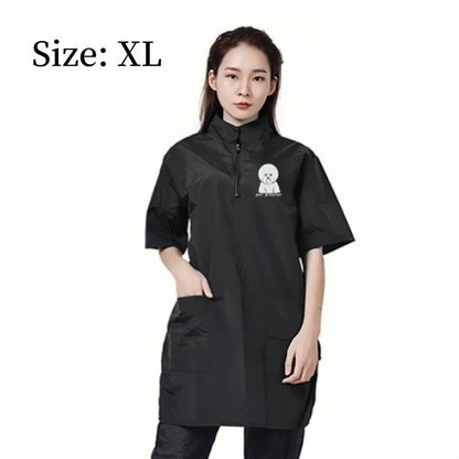 Long Style Pet Dog Grooming Clothing Pet Shop Groomer Uniform Waterproof Anti Hair Working Clothes Hair Salon Hairdresser's Robe
