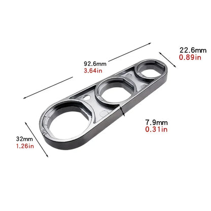 6in1 Wrench Faucet Aerator Disassembly Wrench Water Flows Adjusting  Faucet Bubbler Wrench Plumber 92.6*32*22.6mm Wrench