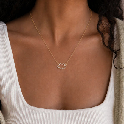 Women's Necklace Collection, Original Necklace, Ladies' Gold Heart Necklace, Sparkling Zirconia Pendant Necklace, Jewelry Gift