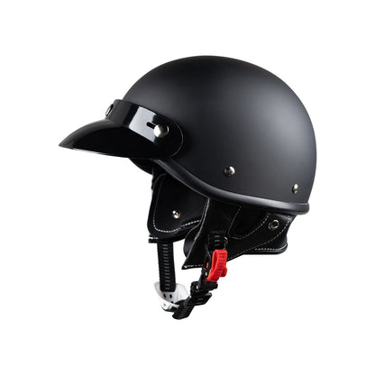 Cycking Motorcycle Helmet Four Seasons Riding Half Helmet Men Women Scooter Cute Retro