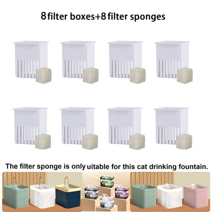 Cat Water Fountain  Activated Carbon Sponges Filters Replacement Activated  Carbon Filters Cat Water Fountain Filters Element