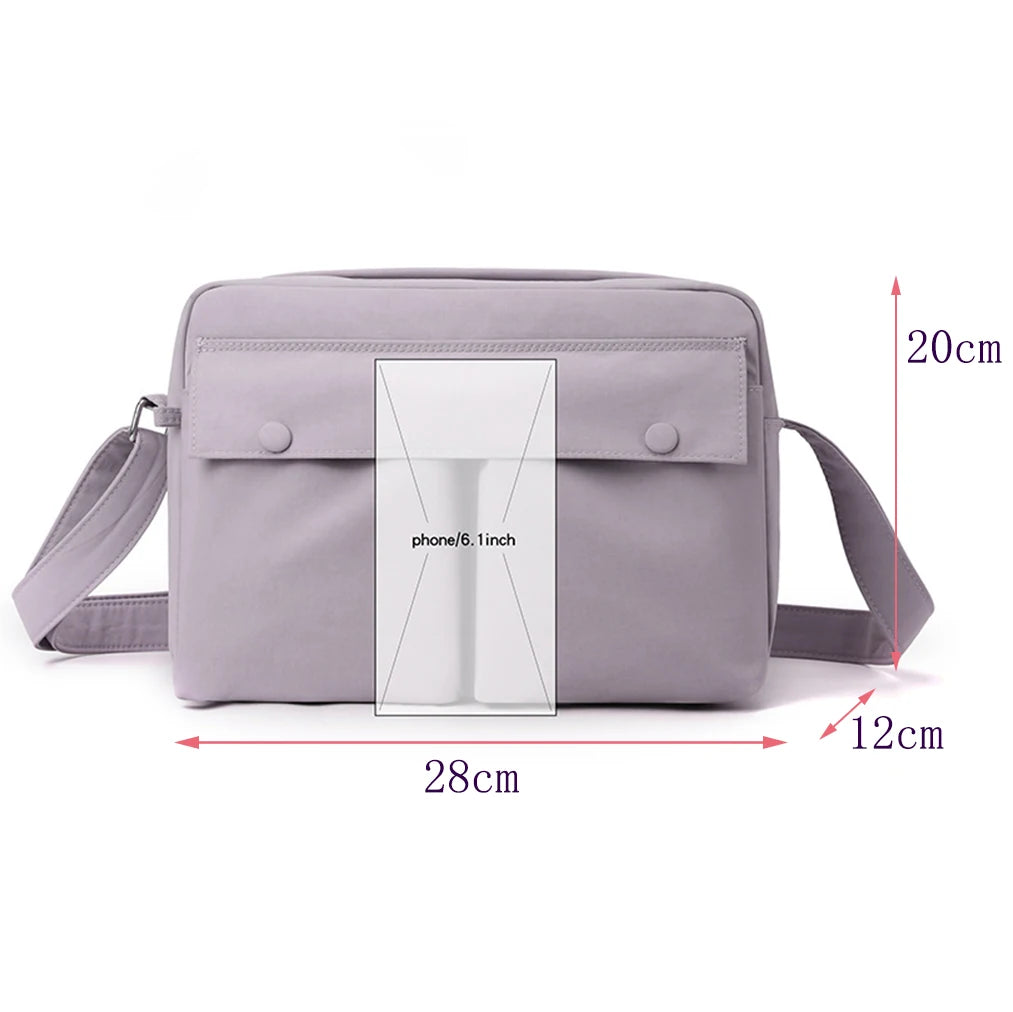 Fashion Women's Crossbody Bag High Quality Fabric Shoulder Bag large Capacity Tote Bag Casual Wallet Solid Color Women's Handbag