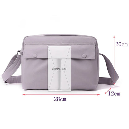 Fashion Women's Crossbody Bag High Quality Fabric Shoulder Bag large Capacity Tote Bag Casual Wallet Solid Color Women's Handbag
