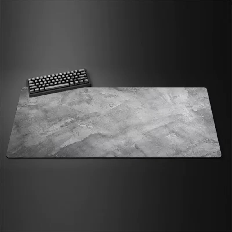 Gray Mouse Pad Large/Small Overlocked Mousepad XXL Desktop Keyboard Table Pad Gray Series Game Desk Mat Computer Accessories