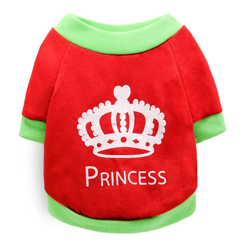 Halloween & Christmas Pet Clothes - Dog & Cat Winter Outfits for Small Breeds, Teddy, Siamese, Persian, Garfield & Blue Cats