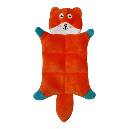 Dog Vocal Toys Cute Non-stuffed Soft Plush Toy Puppy Educational Teething Chew Toys Pet Supplies for Small Medium Dogs
