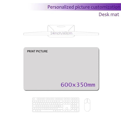 Custom Desk Mat, Mouse Pad 60x35cm, Personalized Gift, Large Mouse Pad,Custom Gift, Personalized Mouse Pad, Personalized Deskmat