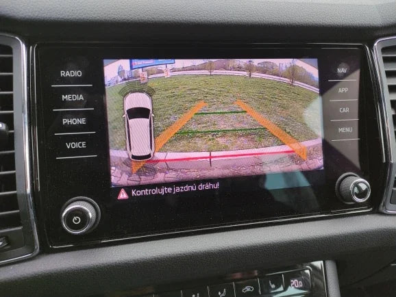 Vkauto For skoda Karoq 2017~2024 Canbus Dynamic Trajectory Camera Rear View Camera Work With MIB2 Unit