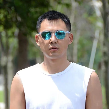Sunglasses Man Anti-uv Sun Glasses Coating Lens Driving Fishing Sun Glasses UV Protection Outdoor Sports Shades New