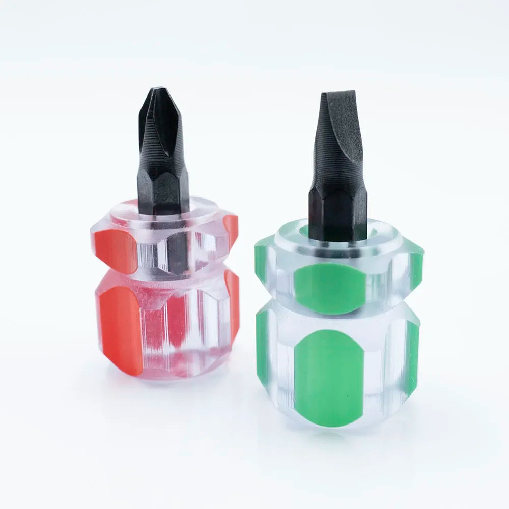 Screwdriver Kit Mini Small Portable Radish Head Screw Driver Transparent Handle Precision Car Repair Tools Accessories Set