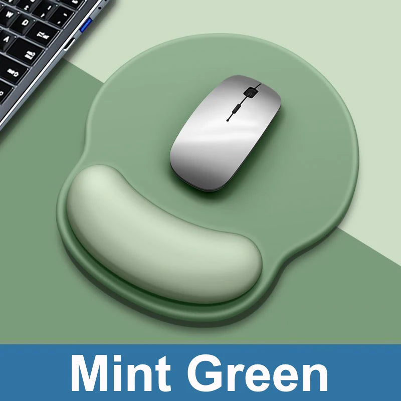 Gradient color mouse pad, comfortable wrist rest, non-slip mouse pad, soft mouse pad wrist rest, computer desktop foam mouse pad